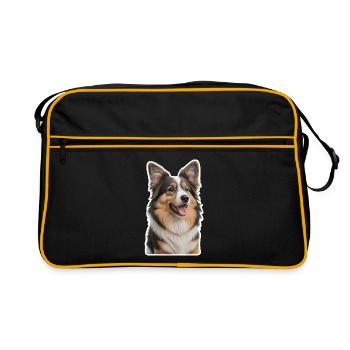 collie - Retro Bag - black/gold - Front