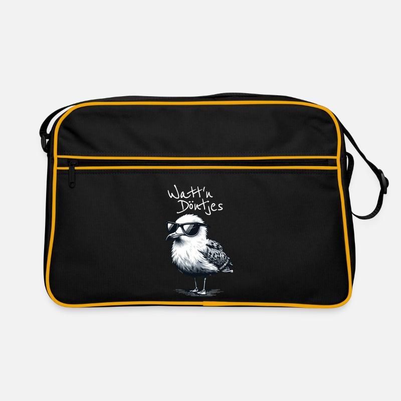 Watt’n Döntjes Coole Möwe Dicton bas allemand Sac Retro