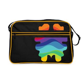 Rainbownut - Sac Retro - noir/or - Devant