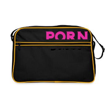 porn Junkie - Sac Retro - noir/or - Devant