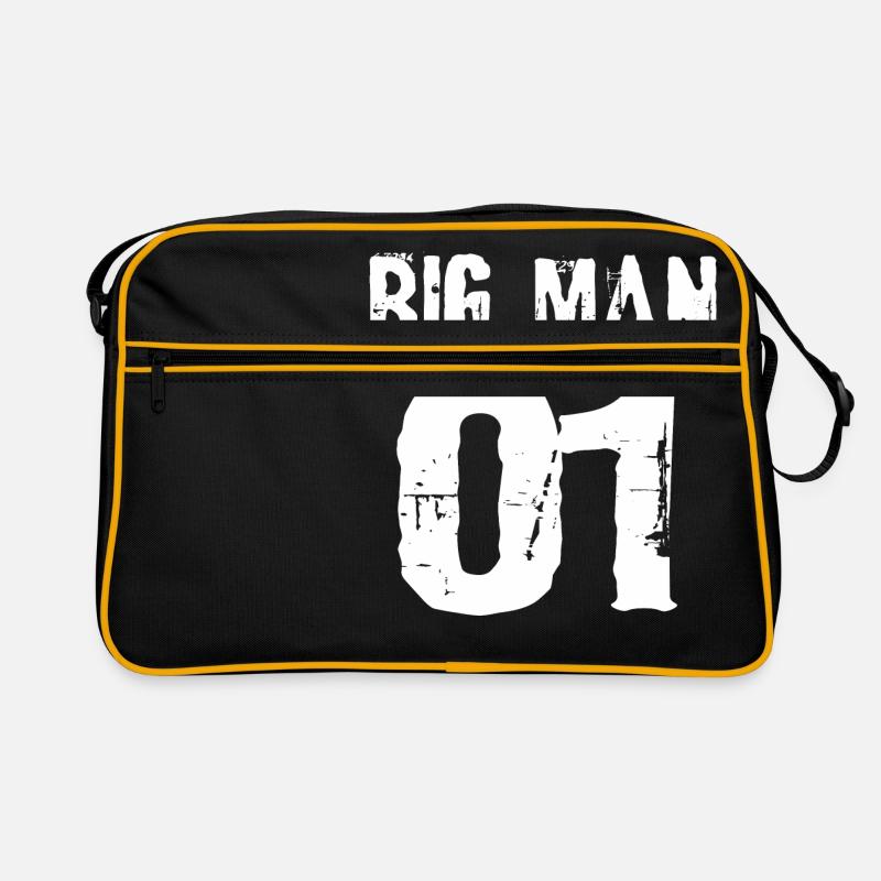 Big Man, großer Mann Retro Tasche