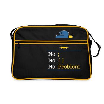 Python no problem - Retro Bag - black/gold - Front