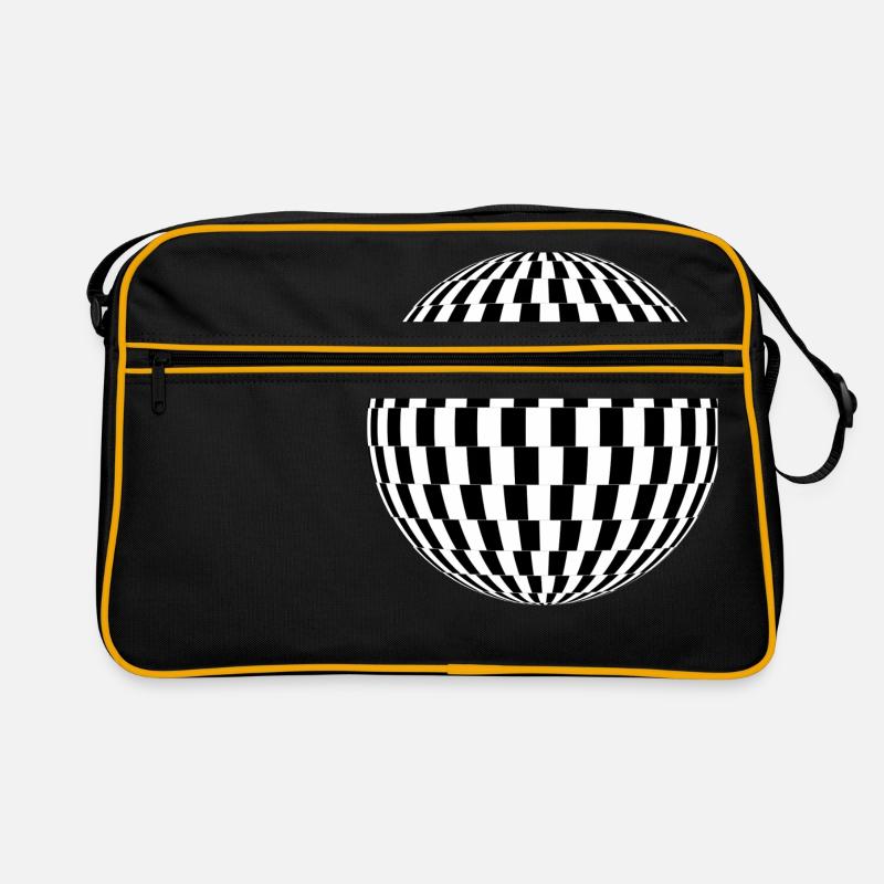 Kugel Abstrakt Formen Geschenk Geschenkidee Retro Tasche