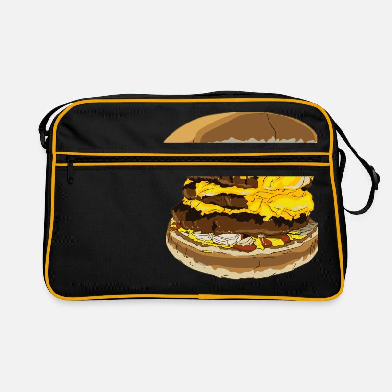 géant Cheeseburger Sac Retro