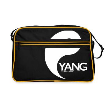 YANG YIN recherche, où est mon partenaire - Sac Retro - noir/or - Devant