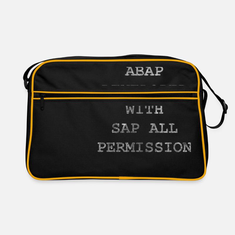 ABAP SAP Developer! idée cadeau Sac Retro