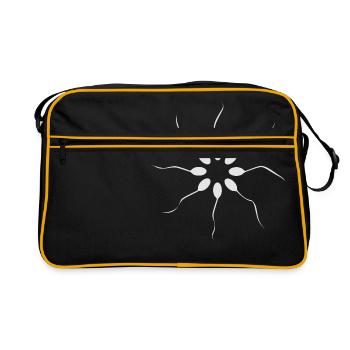 sperme - Sac Retro - noir/or - Devant