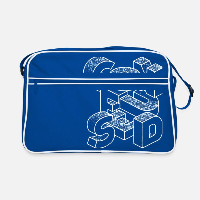 embrouillé Sac Retro