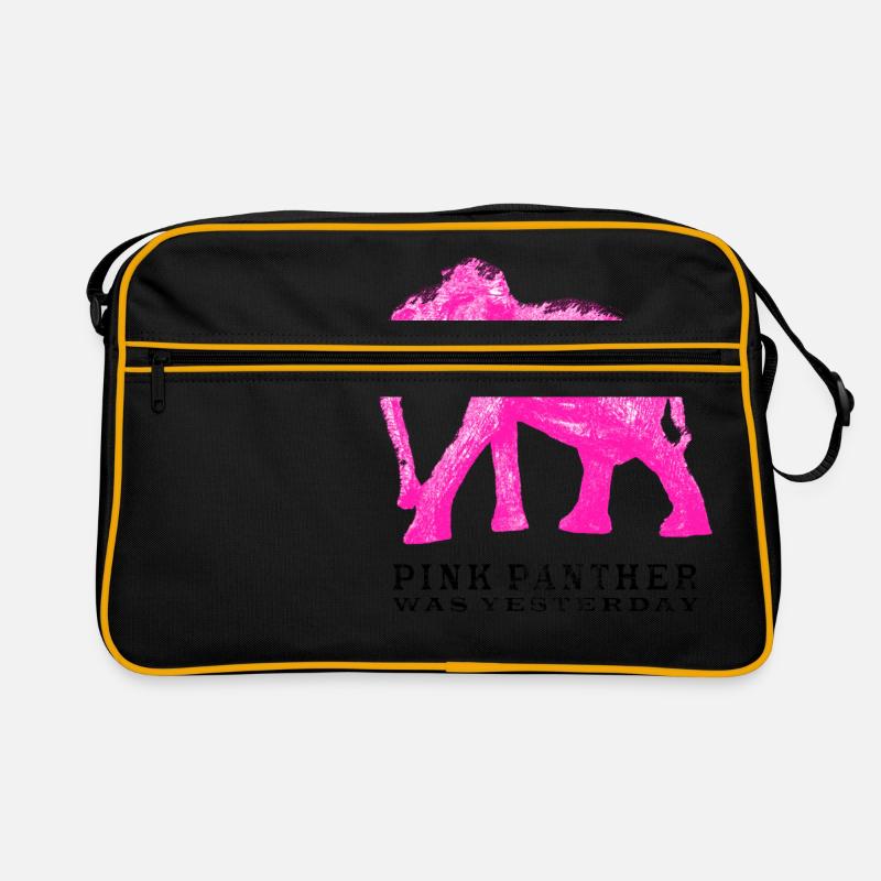 Pink Panther Elephant - Retro Bag - black/gold