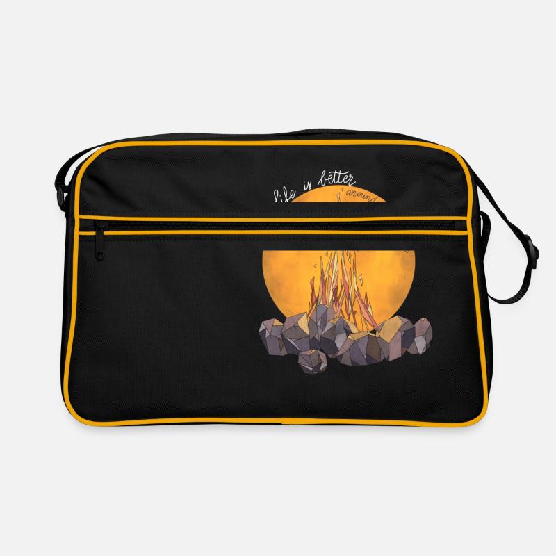 Around the campfire Retro Bag