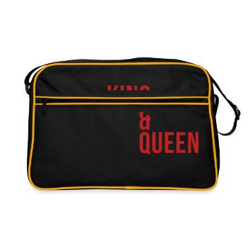 King & Queen - Retro Bag - black/gold - Front