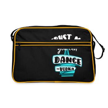 Trust Me You Can Dance Motivational Shirt - Retro Bag - black/gold - Front