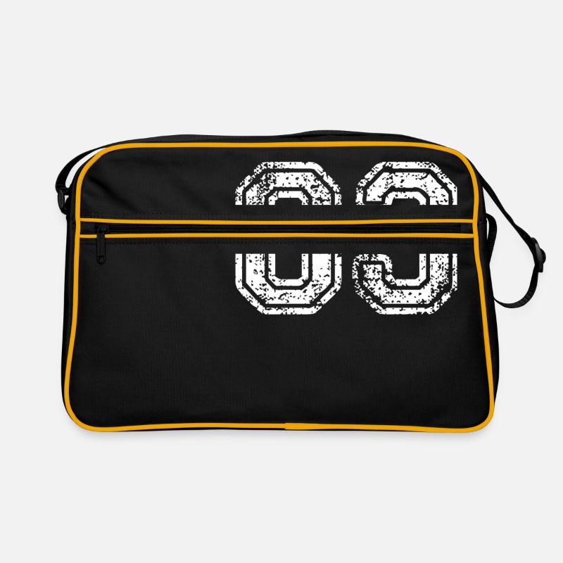 03 - Retro Tasche - Schwarz/Gold