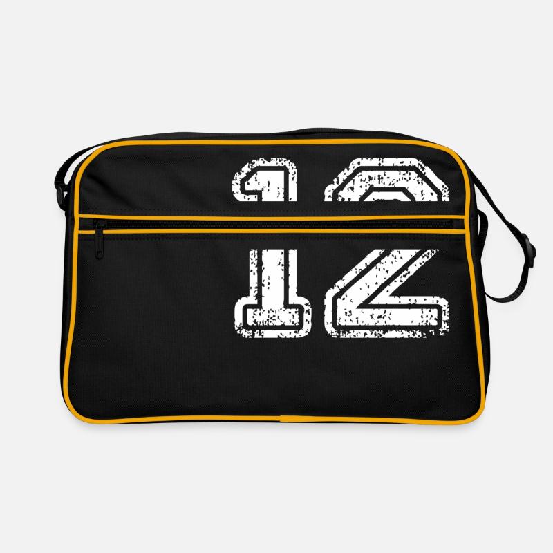 12 - Retro Bag - black/gold