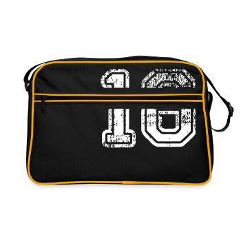 16 - Retro Bag - black/gold - Front