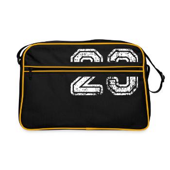 23 - Retro Bag - black/gold - Front