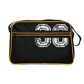 30 - Retro Bag - black/gold - Front