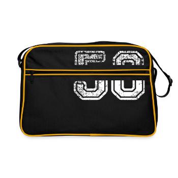 58 - Retro Bag - black/gold - Front