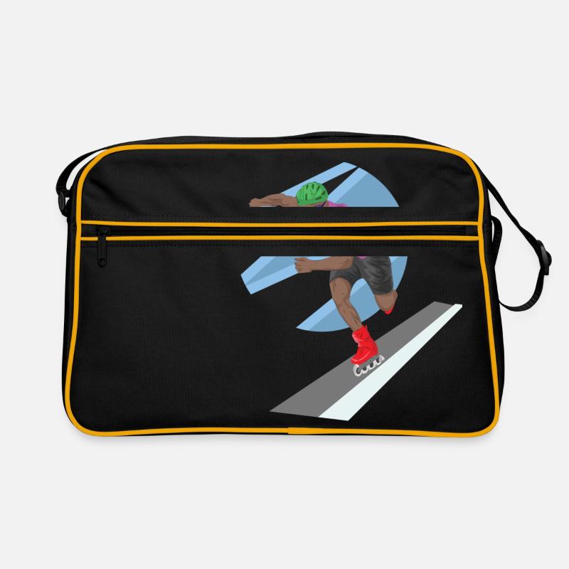 Inline Skating Inline Roller Skating Skate Sport Retro Bag