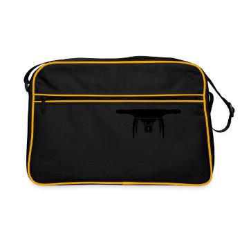 Pilote de drone - Sac Retro - noir/or - Devant