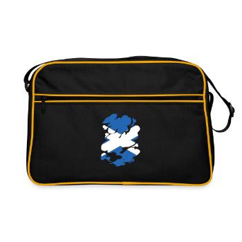 Scotland Flag Scottish Flag Alba GB UK - Retro Bag - black/gold - Front