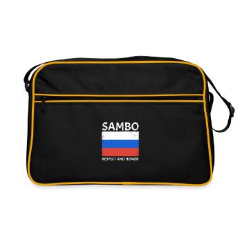 Lutte Sambo - Sac Retro - noir/or - Devant
