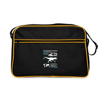 Carcharodontosaurus Datasheet - Retro Bag - black/gold - Front