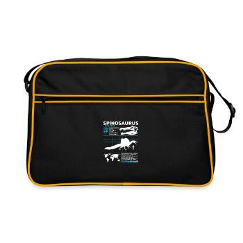 Fiche technique Spinosaurus - Sac Retro - noir/or - Devant