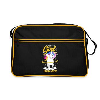 Hula Hoop Licorne - Sac Retro - noir/or - Devant