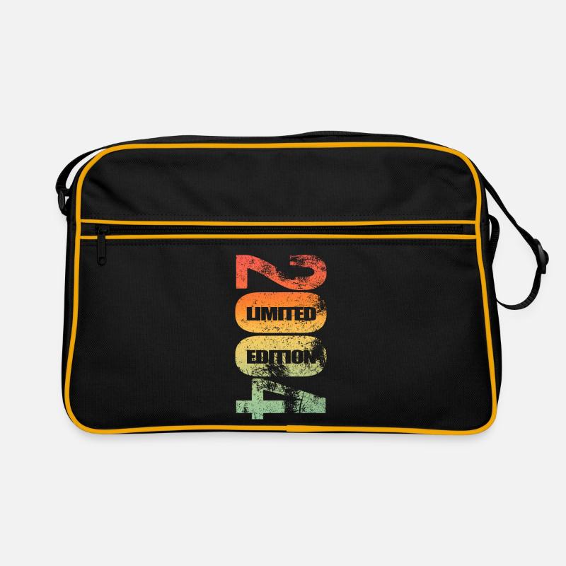 Limited Edition 2004 - Geburtstag - 2004 geboren - Retro Tasche - Schwarz/Gold