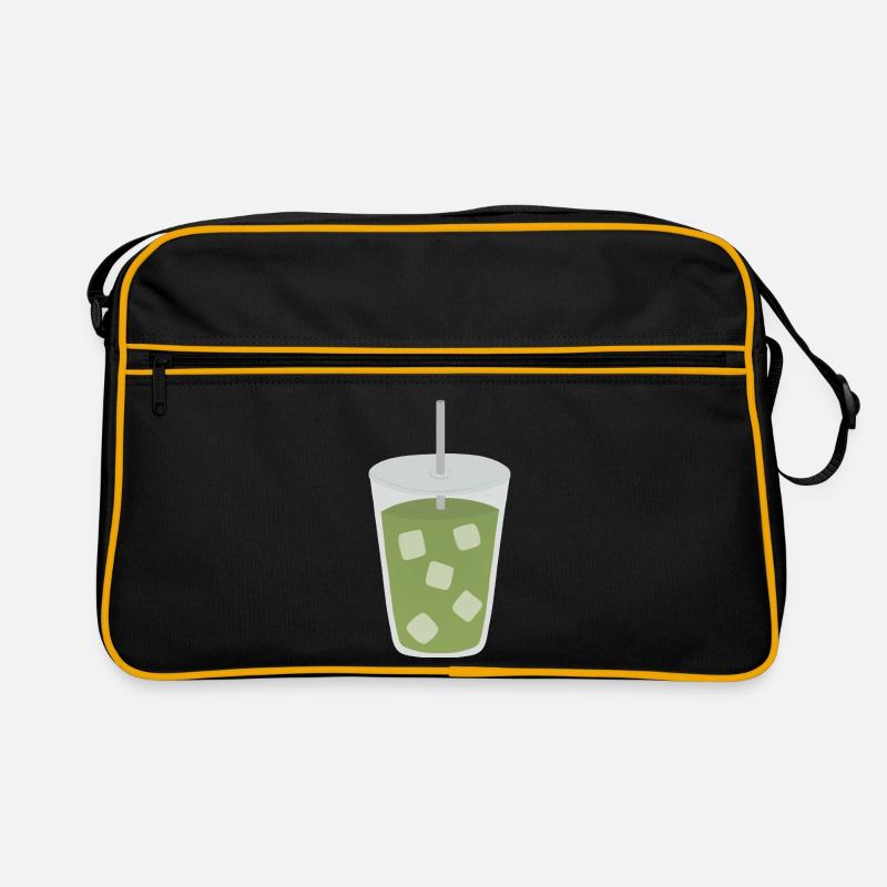 Boisson glacée au matcha latte Sac Retro