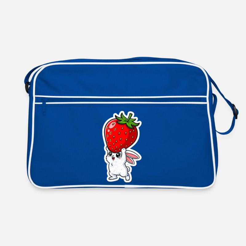Fraise et Lapin Sac Retro