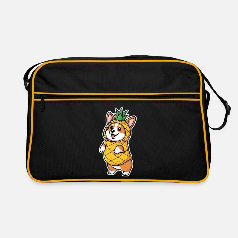 Corgi Pineapple Costume Retro Bag