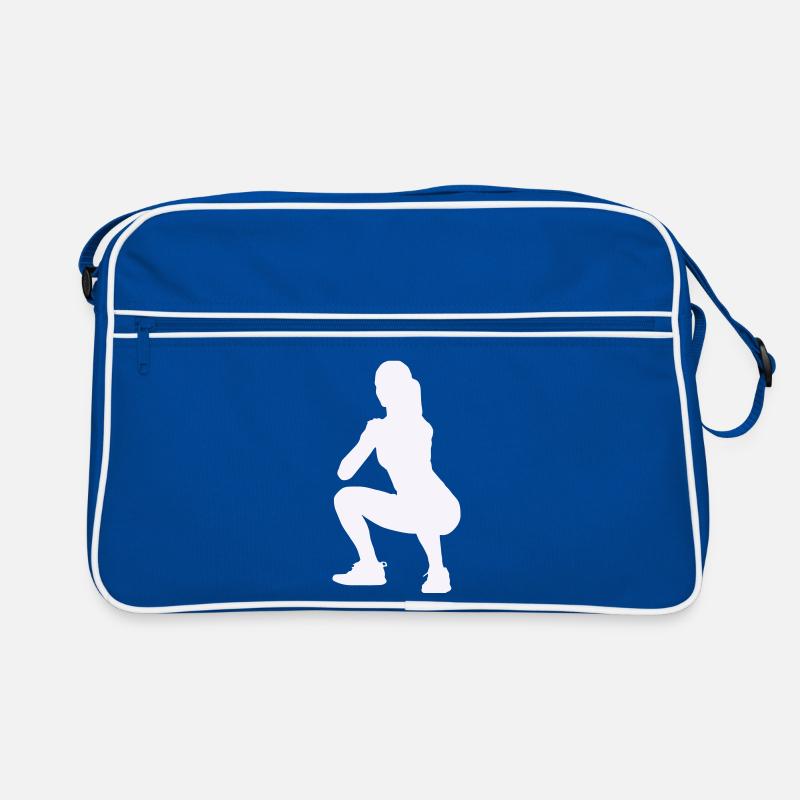 Frau Silhouette Squat Retro Tasche