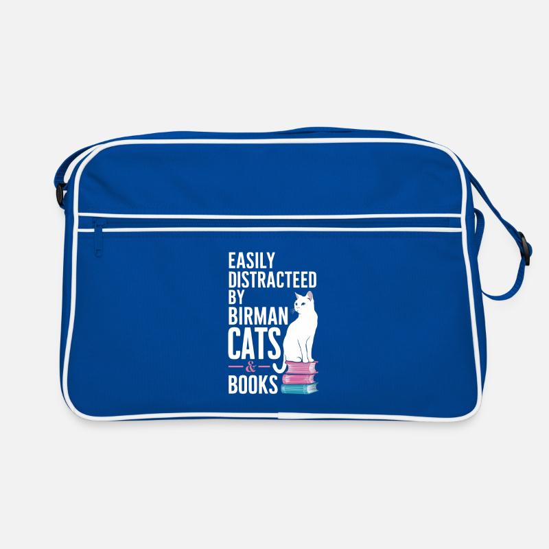 Katze Birma Geschenk Retro Tasche
