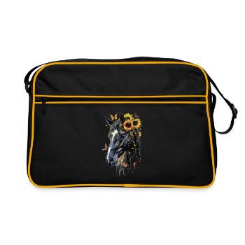 Thoroughbred - Retro Bag - black/gold - Front