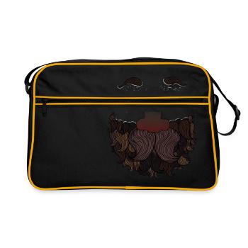 Beard guy - Sac Retro - noir/or - Devant