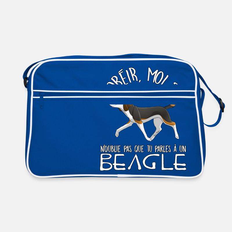 Tu parles à un beagle Sac Retro
