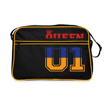 partner land king 01 prince Armenien - Retro Tasche - Schwarz/Gold - Vorne