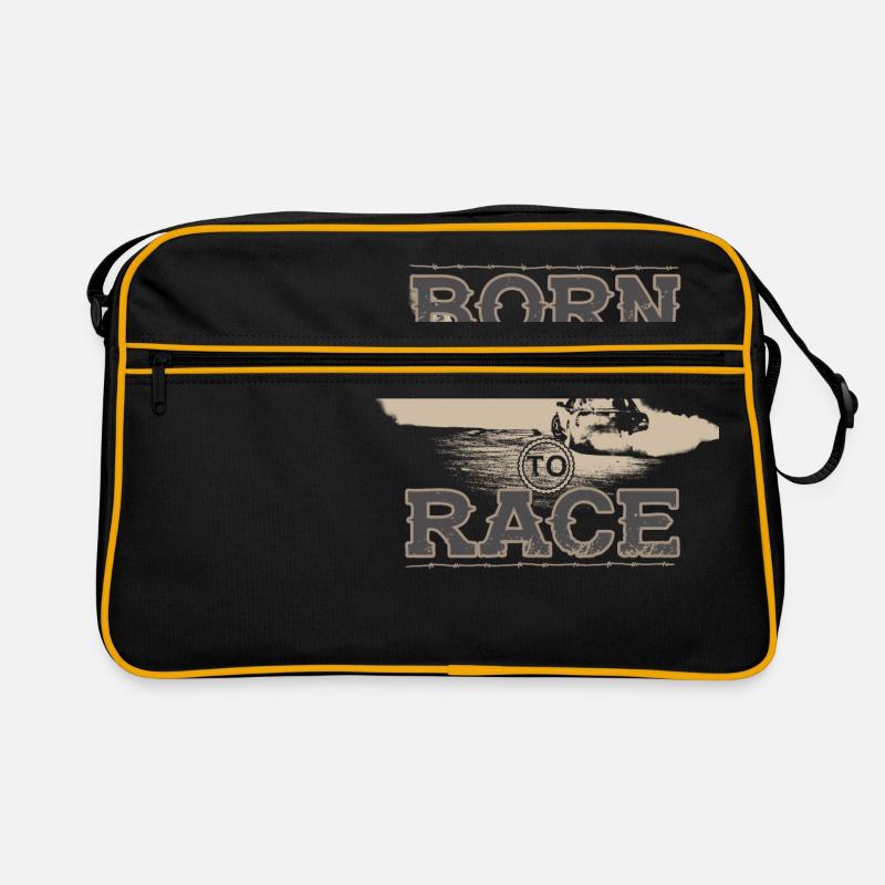 né pour courir la course coureur autoréglage 2008 Sac Retro