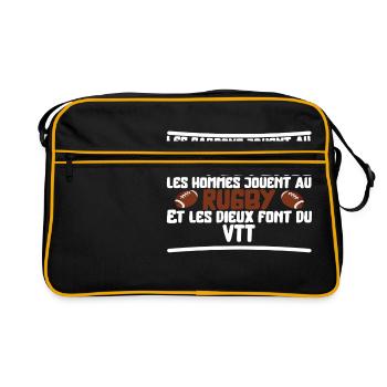 Les dieux VTT cadeau - Sac Retro - noir/or - Devant
