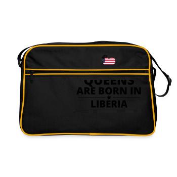 DON DE QUEENS AMOUR LIBERIA - Sac Retro - noir/or - Devant