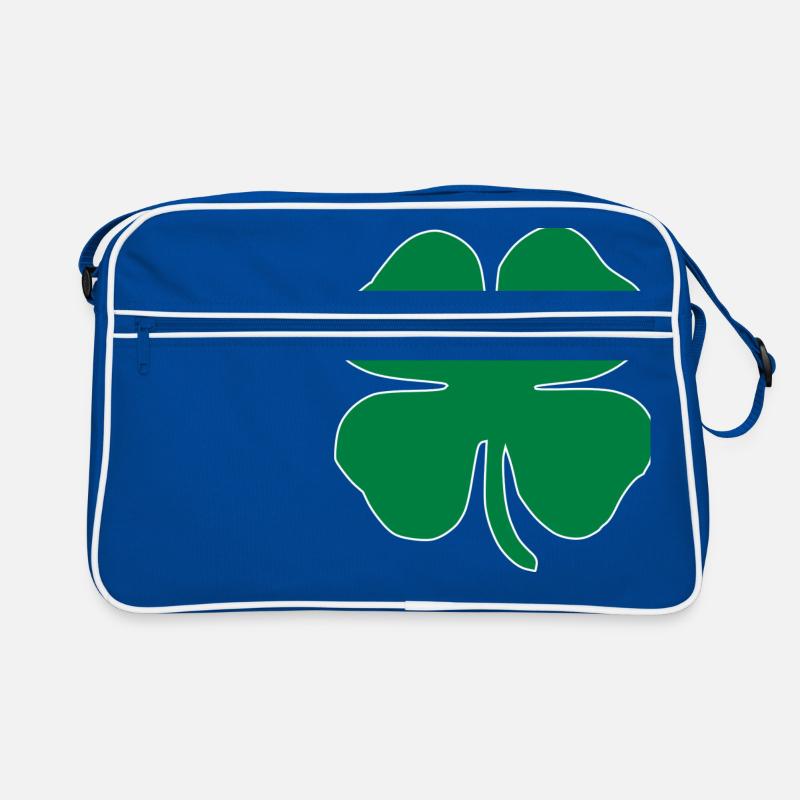 shamrock lucky shamrock luck four leaf clover54 Retro Bag