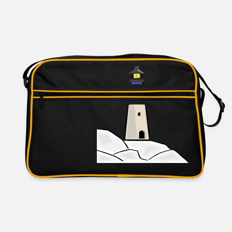 côte côte phare phare mer océan meer2 Sac Retro
