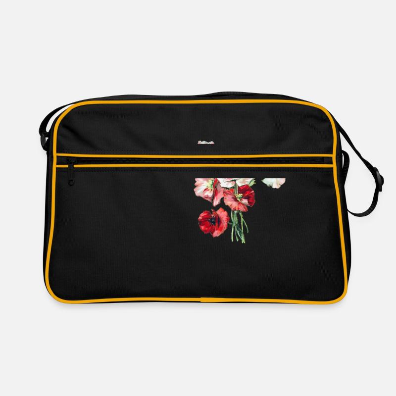 Blumenstrauß Retro Tasche