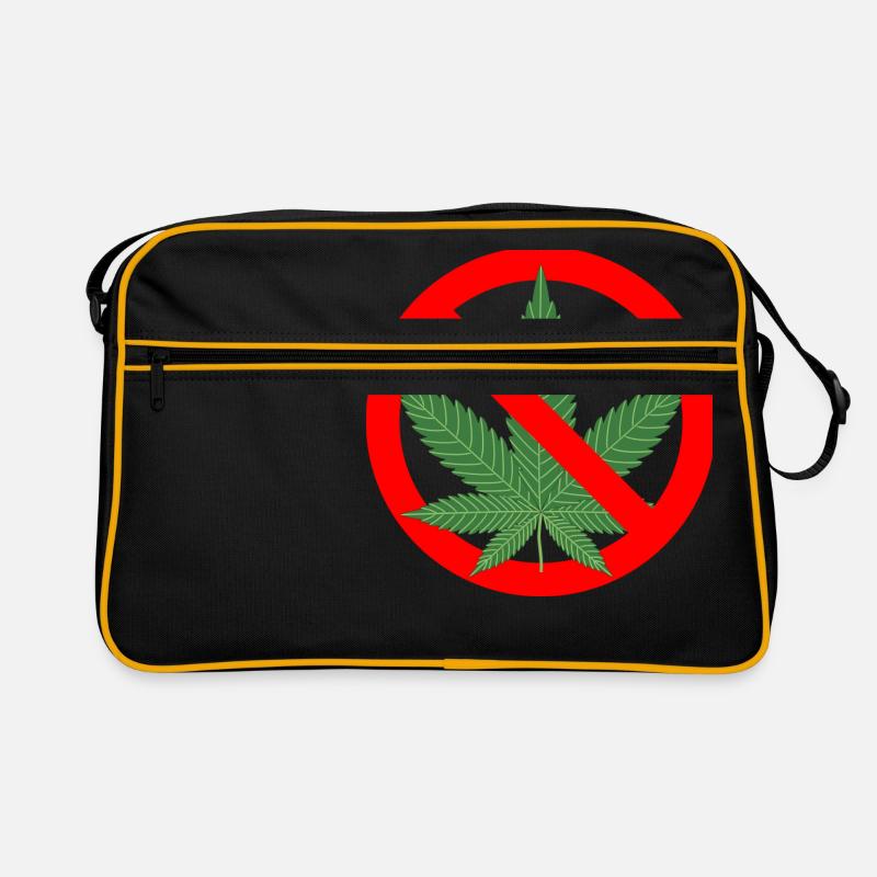 Aucune interdiction de cannabis Sac Retro
