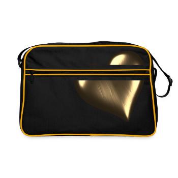 Heart of Gold / Heart of Gold - Retro Bag - black/gold - Front