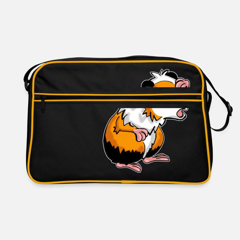 Meerschwein Meerschweinchen comic Retro Tasche