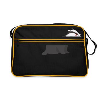 Badger - Retro Bag - black/gold - Front