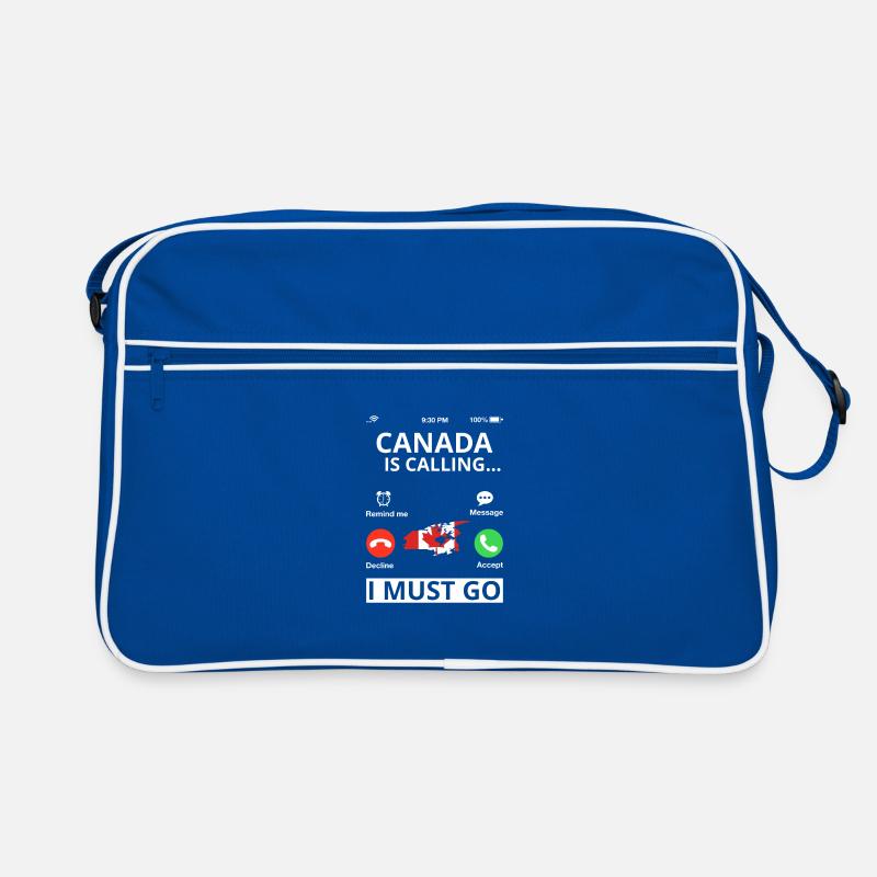 Drapeau du Canada Feuille d’érable Drapeau canadien Canada Sac Retro